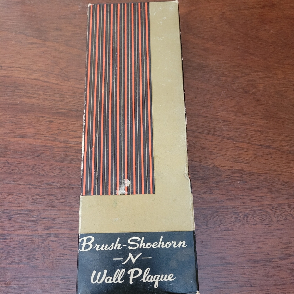 Vintage Owl Head Shoe Horn & Brush Set